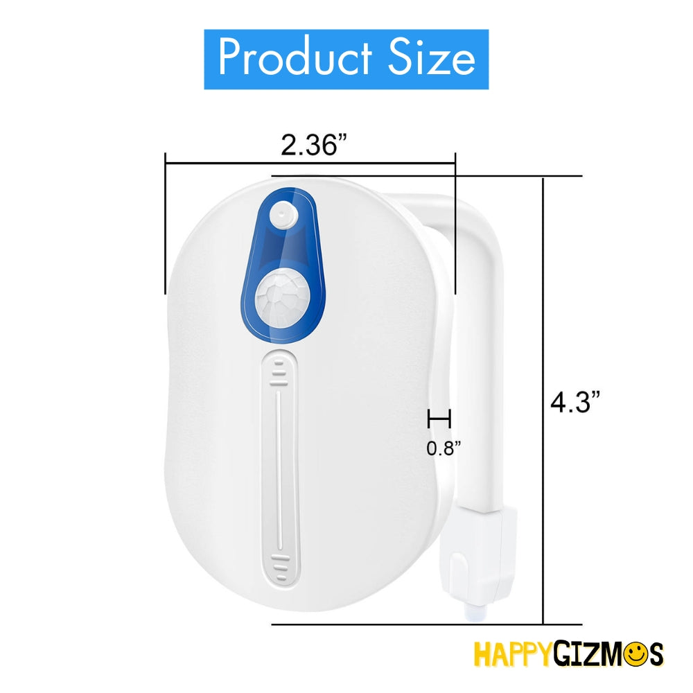 Motion Sensor Toilet Bowl Night Light