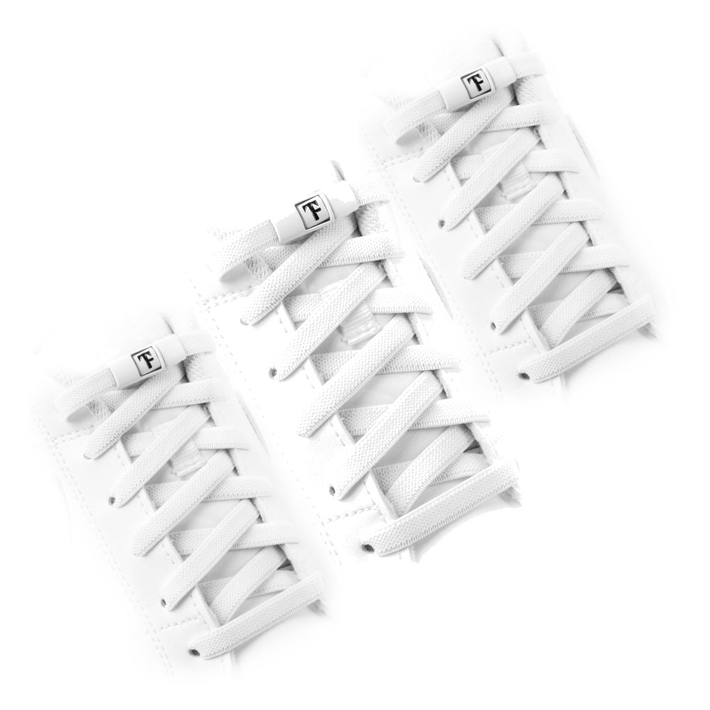 White Originals - No-Tie Laces Multipack (3 Pairs)