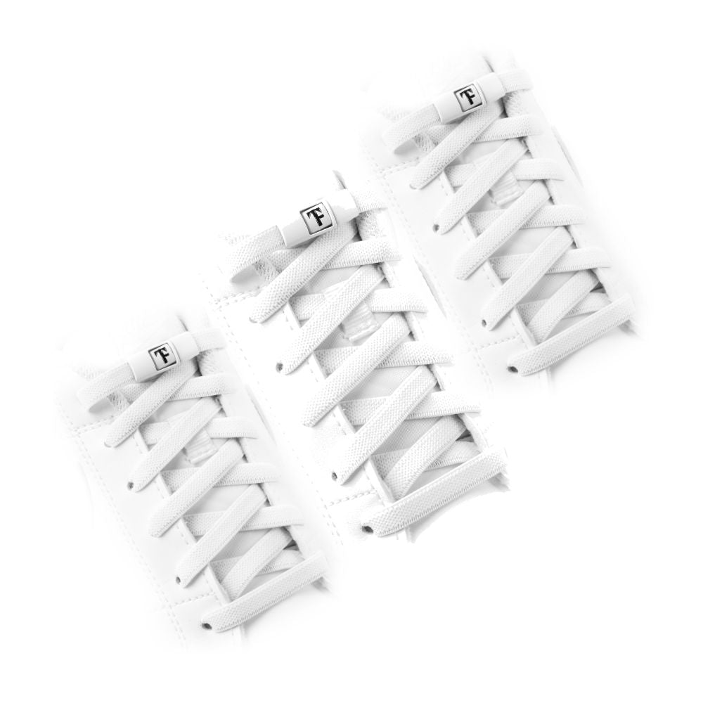 White Originals - No-Tie Laces Multipack (3 Pairs)
